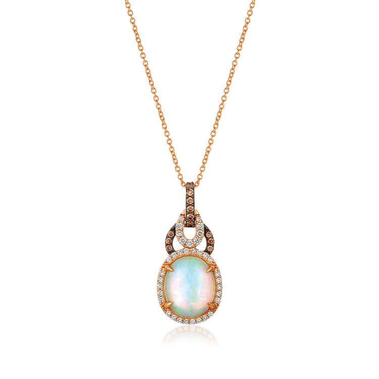 Le Vian Chocolatier(R) Neapolitan Opal(R) & Diamonds Pendant