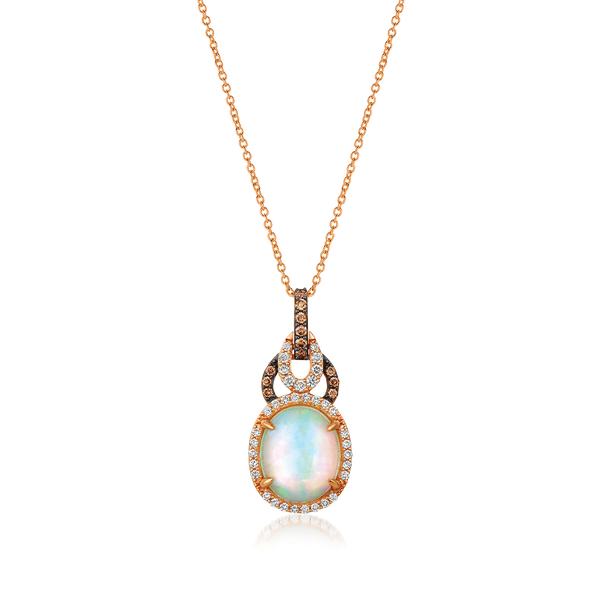 Le Vian Chocolatier(R) Neapolitan Opal(R) & Diamonds Pendant - image 