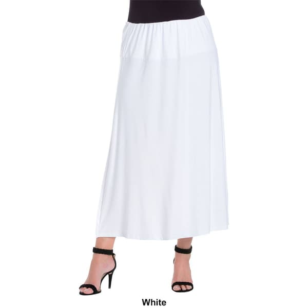 Plus Size 24/7 Comfort Apparel Maxi Skirt