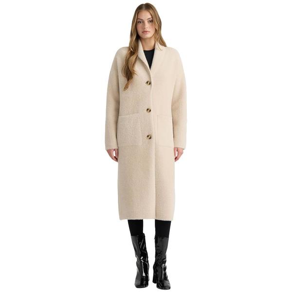 Womens NVLT Longline Oversize Coatigan with Shawl Collar - image 