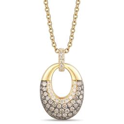 Le Vian(R) Gold Diamond Ombre Open Heart Pendant