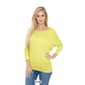 Womens White Mark Banded Dolman Center Marled Top - image 8