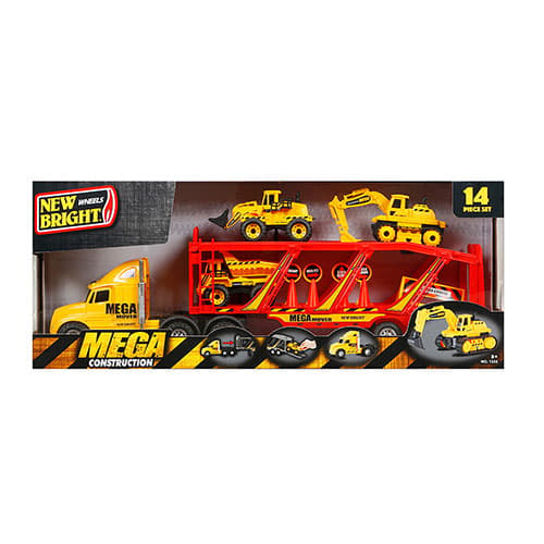 New Bright® 22in. Free Wheel Mega Construction Hauler Set