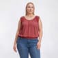 Plus Size Preswick & Moore(R) Sleeveless Elastic Hem Blouse - image 1