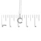 Haus of Brilliance Silver 7/8ctw. Lab Grown Diamond C Pendant - image 5