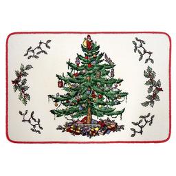 Avanti Spode Christmas Tree Red Bath Rug