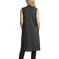 Petite NY Collection Sleeveless Solid Cardigan with Pockets - image 3