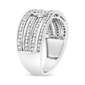 Haus of Brilliance 1/2ctw. Diamond Multi-Row Bypass Band Ring - image 4
