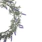 Northlight Seasonal Pre-Lit Battery Operated Lavender Wreath - image 4