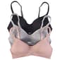 Womens Nautica 3pk. Wire-Free Seamless Padded Bras NT5104-3PKF - image 1