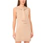 Womens MSK Tie Neck Solid Sweater Dress - image 1