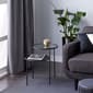 9th & Pike® Round Glass And Metal Layered Accent Table - Set Of 2 - image 2