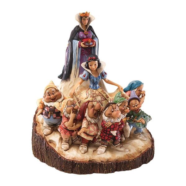 Jim Shore Snow White and The Seven Dwarfs Carved by Heart - image 
