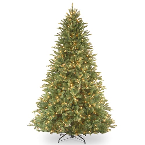 National Tree 7.5ft. Tiffany Fir Tree with Clear Lights - image 