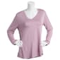 Womens RBX V-Neck Long Sleeve Tee - image 1