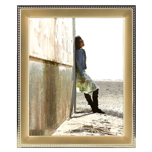 Malden Two-Tone Beaded Metal Frame - 8x10 - image 