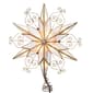 Kurt Adler 10-Light 6-Point Capiz Star Treetop w/ Scroll Design - image 1