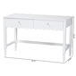 Baxton Studio Roni Writing Desk with Drawers - image 10