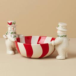 Lenox® Snowman Happy Holly Days Treat Bowl