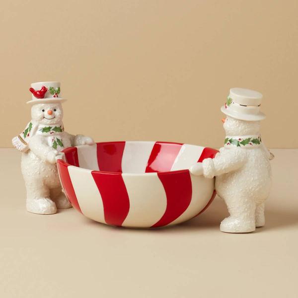 Lenox® Snowman Happy Holly Days Treat Bowl