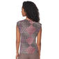 Womens DKNY Sleeveless Diamond Dot Twist Front Blouse - image 2