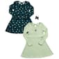 Girls (4-6x) BTween 2pk. Long Sleeve Floral Fit & Bow Back Dress - image 1