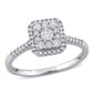 Diamond Classics(tm) 10kt. White Gold 1/2ctw. Diamond Square Ring - image 1