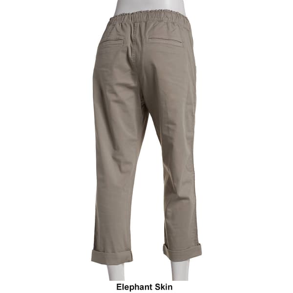 Petite Architect® Garment Washed Capri Pants