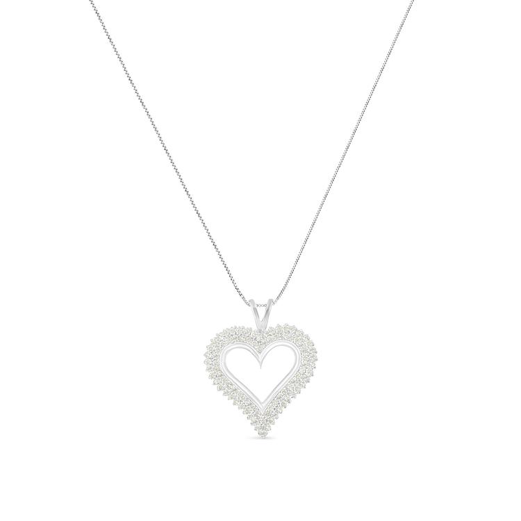 Diamond Classics™ 1ctw. Diamond Heart Pendant