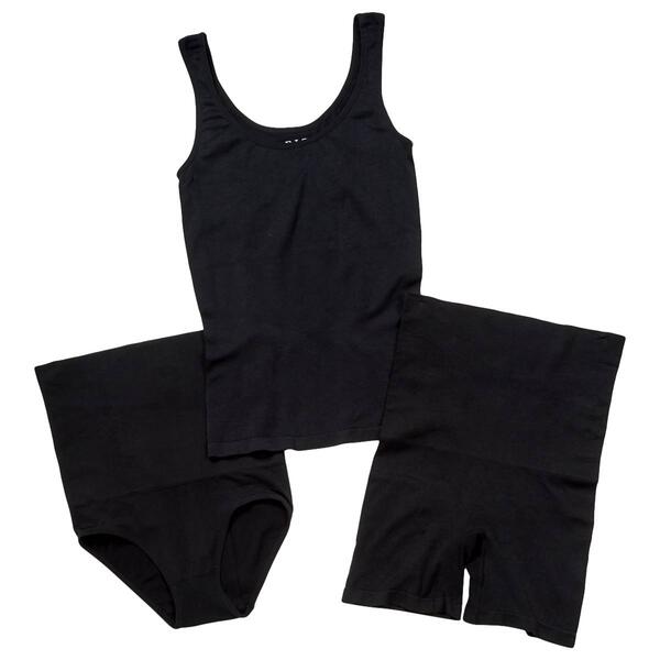 Womens FIT Shapewear Starter Shaper 3pc. Kit 347558H3-BLK - image 