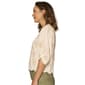 Petite Democracy 3/4 Pleated Sleeve Boat Neck Woven Top With Sc - image 3