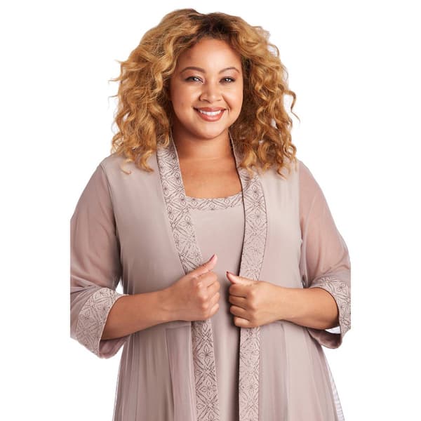 Plus Size R&M Richards Shift Dress and Jacket