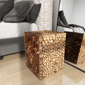 9th & Pike® Contemporary Brown Teak Wood Accent Table - image 5