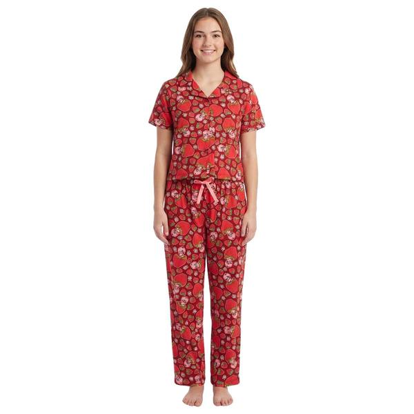 Juniors Strawberry Shortcake(tm) Short Sleeve Berries Pajama Set - image 