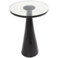 9th & Pike(R) Modern Black Aluminum Metal Accent Table - image 1