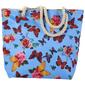 Renshun Butterfly Canvas Tote - Blue - image 1