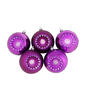 Northlight Seasonal Retro Ball Ornaments 5pc. Set - image 3