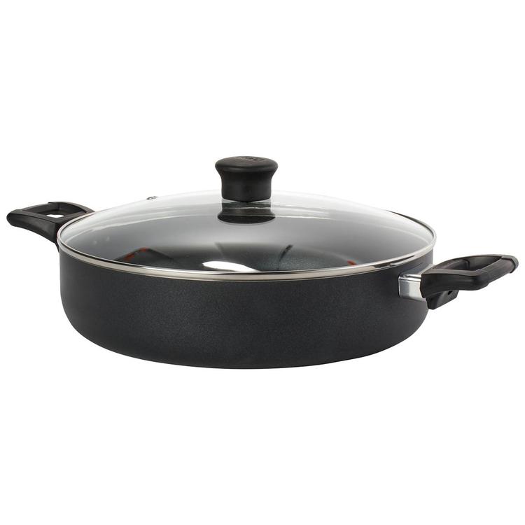 T-Fal(R) Essential 12in. Black Deep Everyday with Lid