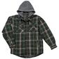 Mens Smith''s Sherpa Lined Flannel Shirt Jacket - Hunter - image 1