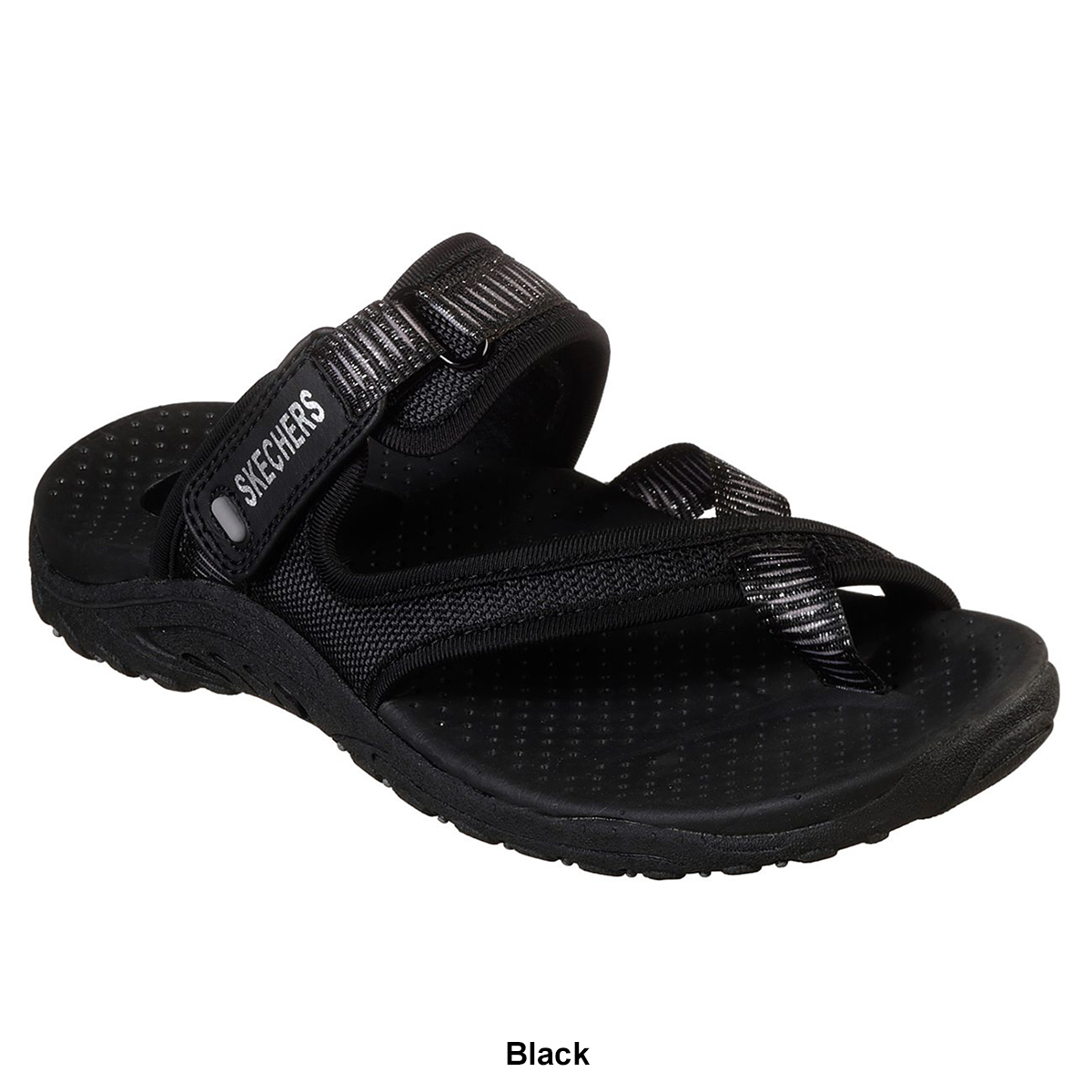 Reef Black Blue Rubber Nylon Slip On Thong Flip Flop Sandals Boat Men's Shoes 9M 