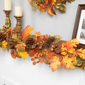 Northlight 5ft. Autumn Leaves & Pinecone Fall Harvest Garland - image 2