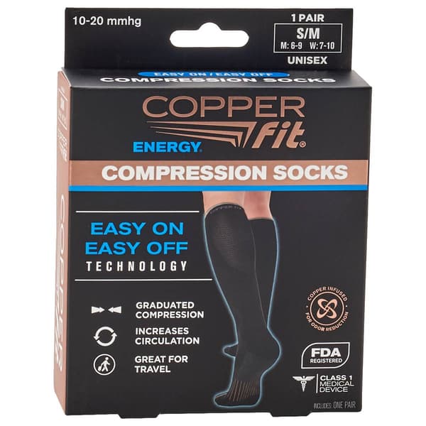 As Seen On TV Copper Fit 2.0 Energy Compression Socks - image 