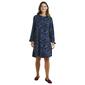 Womens Architect&#40;R&#41; Long Balloon Sleeve Floral Printed Hacci Dress - image 1