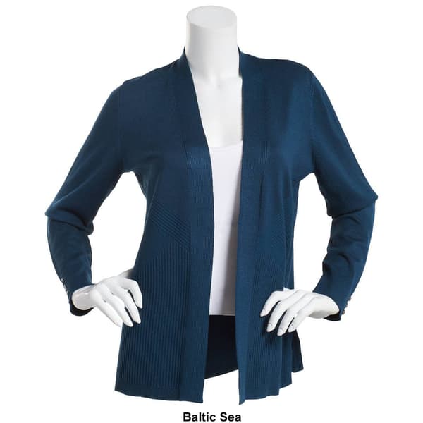 Plus Size 89th & Madison Variegated Straight Hem Cardigan