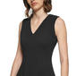 Womens Calvin Klein Sleeveless V-Neck Scuba Crepe A-Line Dress - image 4