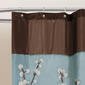 Lush Décor® Cocoa Flower Shower Curtain - image 2