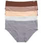 Womens Danskin 5Pk Band Nylon Hipster w/ Rose Gold Logo - image 1