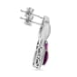 Haus of Brilliance Amethyst and Diamond Halo Earrings - image 4