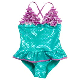 Girls &#40;7-10&#41; Floatimini&#40;R&#41; One Piece Mermaid Petal Swimsuit