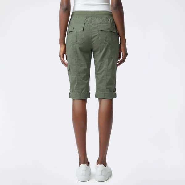 Womens Hasting & Smith Roll Tab Hem Twill Capris